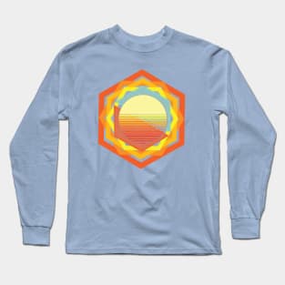 Abstract Sunset Long Sleeve T-Shirt